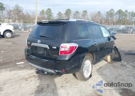 2008 Toyota Highlander Hybrid Limited from USA, damaged, VIN JTEEW44A682009585